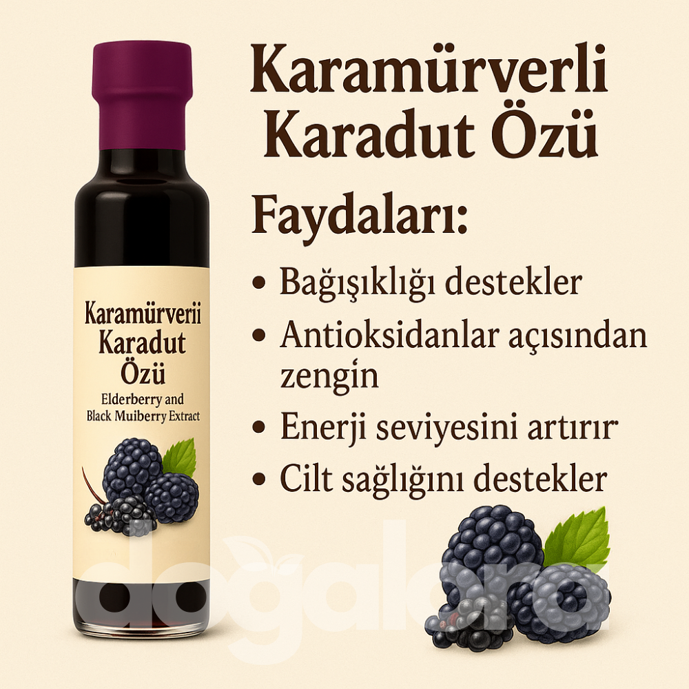 Doğalora Karamürverli Karadut Özü 700 ml