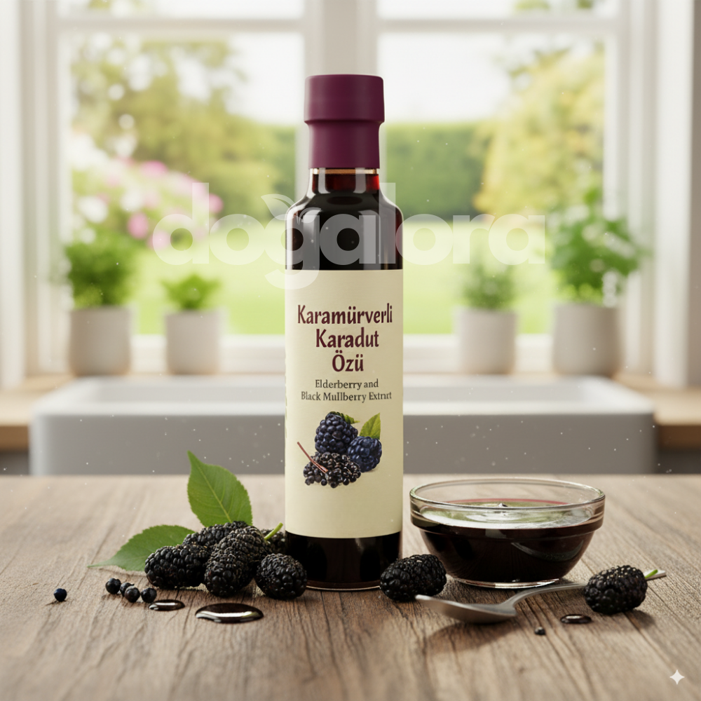 Doğalora Karamürverli Karadut Özü 700 ml